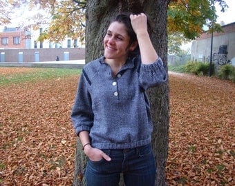 Vintage tinted grey sweater
