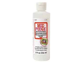 Mod Podge Photo Transfer Medium (8-Ounce), CS15067 - DYI Photo Transfer Medium - PLAID ENTERPRISES