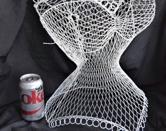 form dress wire mannequin corset bust victorian display shabby cottage chic decoration ladies lady clothing woman decor