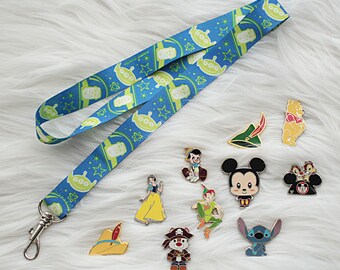 Disney Trading Pins with Toy Story Lanyard Starter Lot 5, 10, 15, 20, or 25 Random Pins Free Shipping