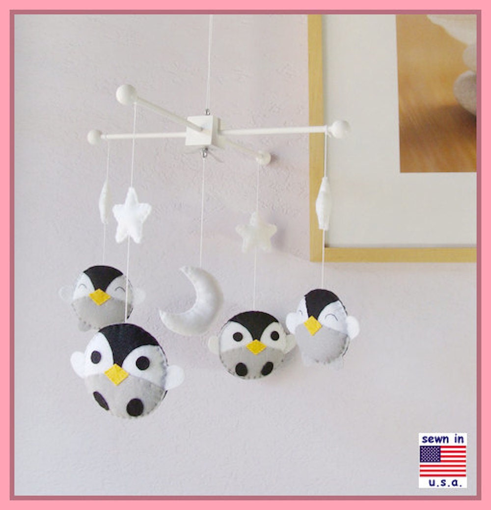 Penguin Mobile Baby Mobile Baby Crib Mobile Antarctic World