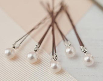 Pearl Hair Slides, Pearl Bobby Pins, Flower Girl Hair Pins, Hair Slides, Pearl Hair Pins, Flower Girl Accessories, Pearl Slides