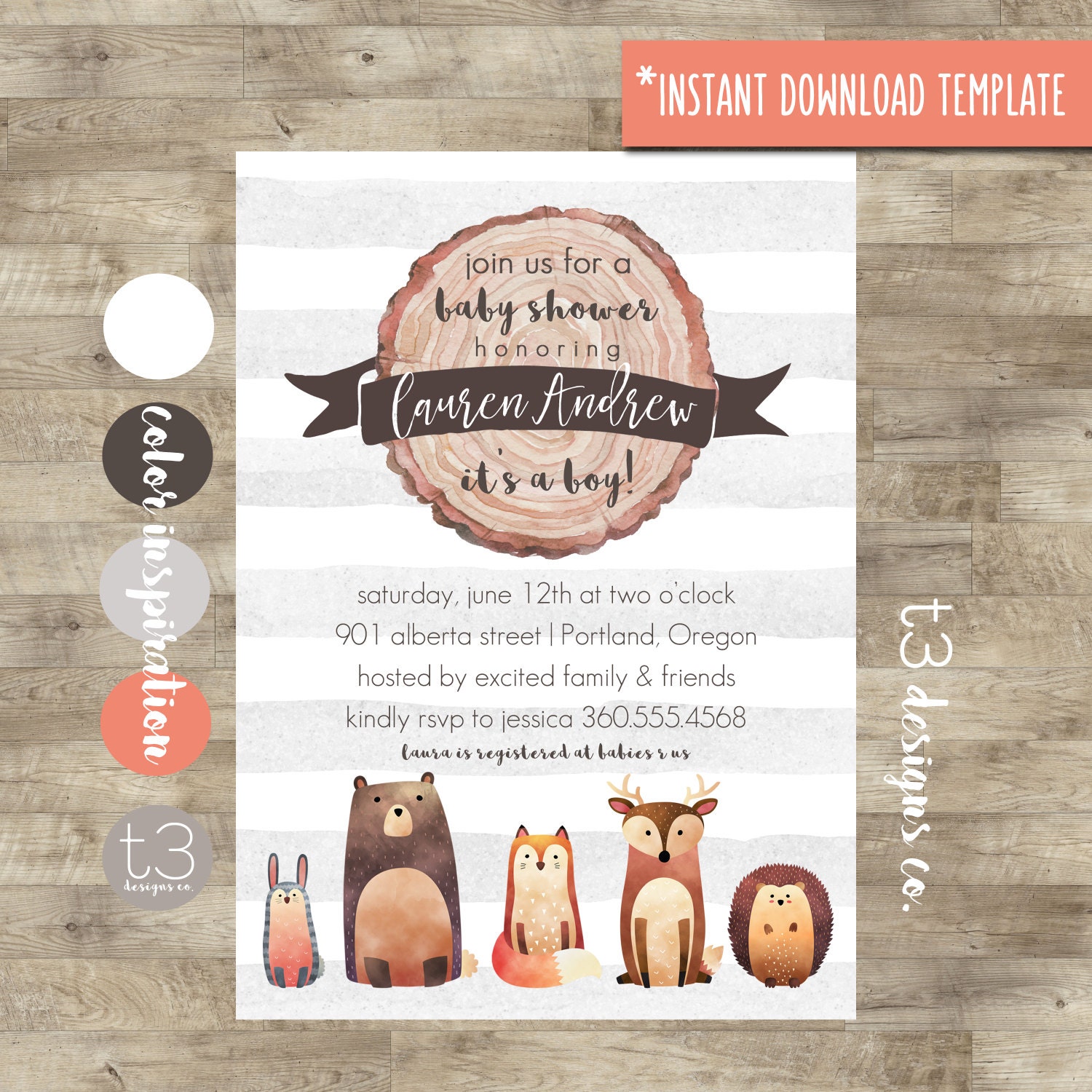 instant download baby shower invitations woodland baby shower invitation printable instant download instant download baby shower invitations woodland baby shower invitation printable instant download