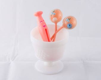 Vintage Baby Rattles, 1960's Baby Toys