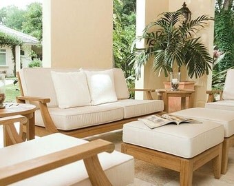 Outdoor Custom Made Cushions Replacement for Patio - Sunbrella Replacement Cushions - Handmade by Renaissance Cushions
