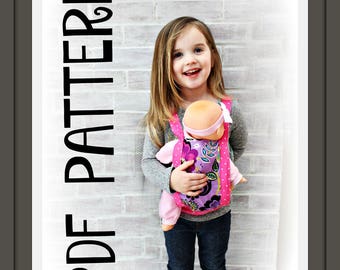 Doll Carrier PDF TUTORIAL/PATTERN - Instant Download