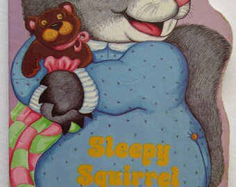 Sleepy Squirrel, A Golden Sturdy Shape Book