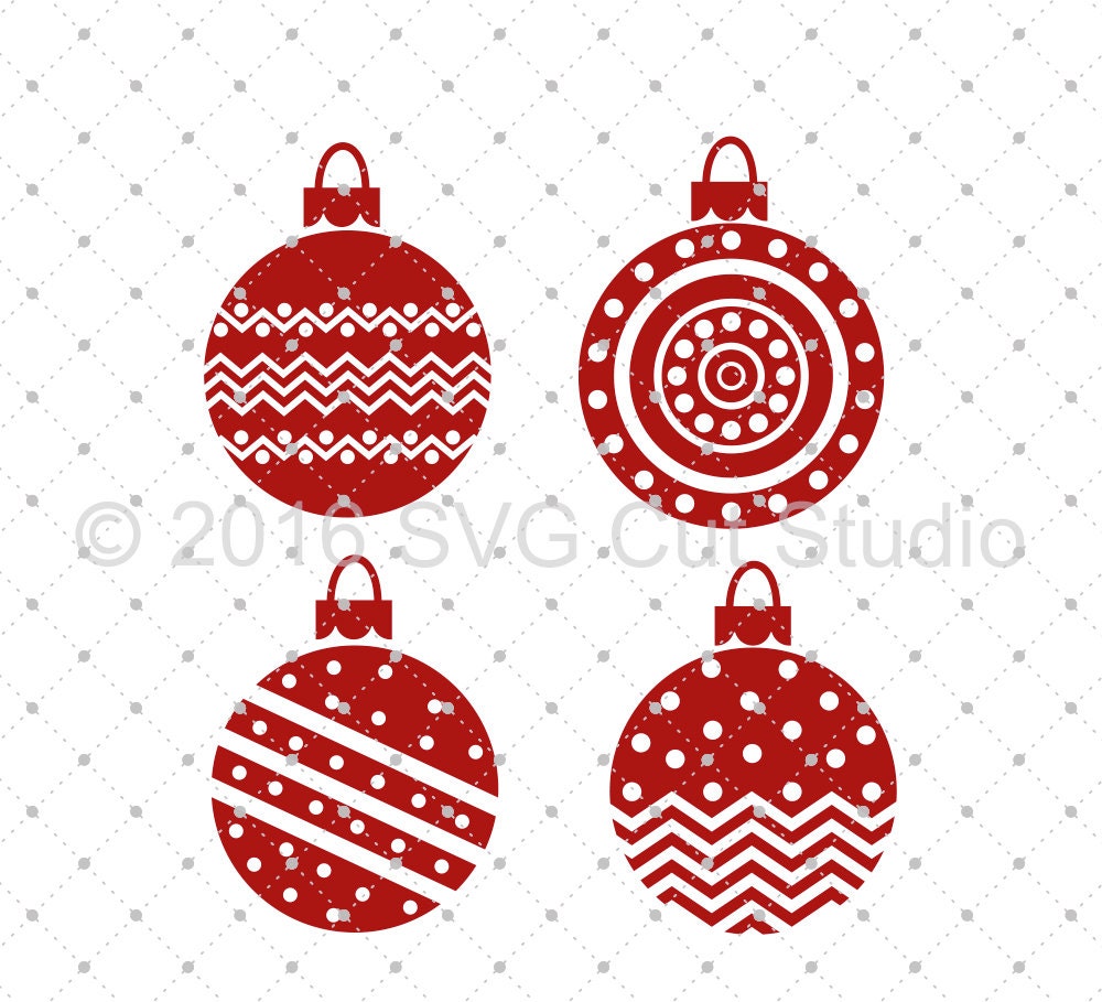 Christmas SVG Cut files Christmas Ornaments SVG Christmas
