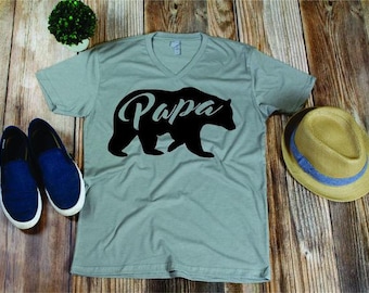 papa bear shirt papa bear t-shirt shirt for father gift for husband from wife first fathers day fathers day Shirt for dad Papa Father Day