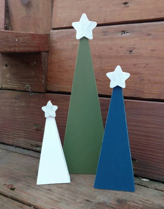 Wood Christmas Tree Christmas Trees Tabletop Christmas Tree