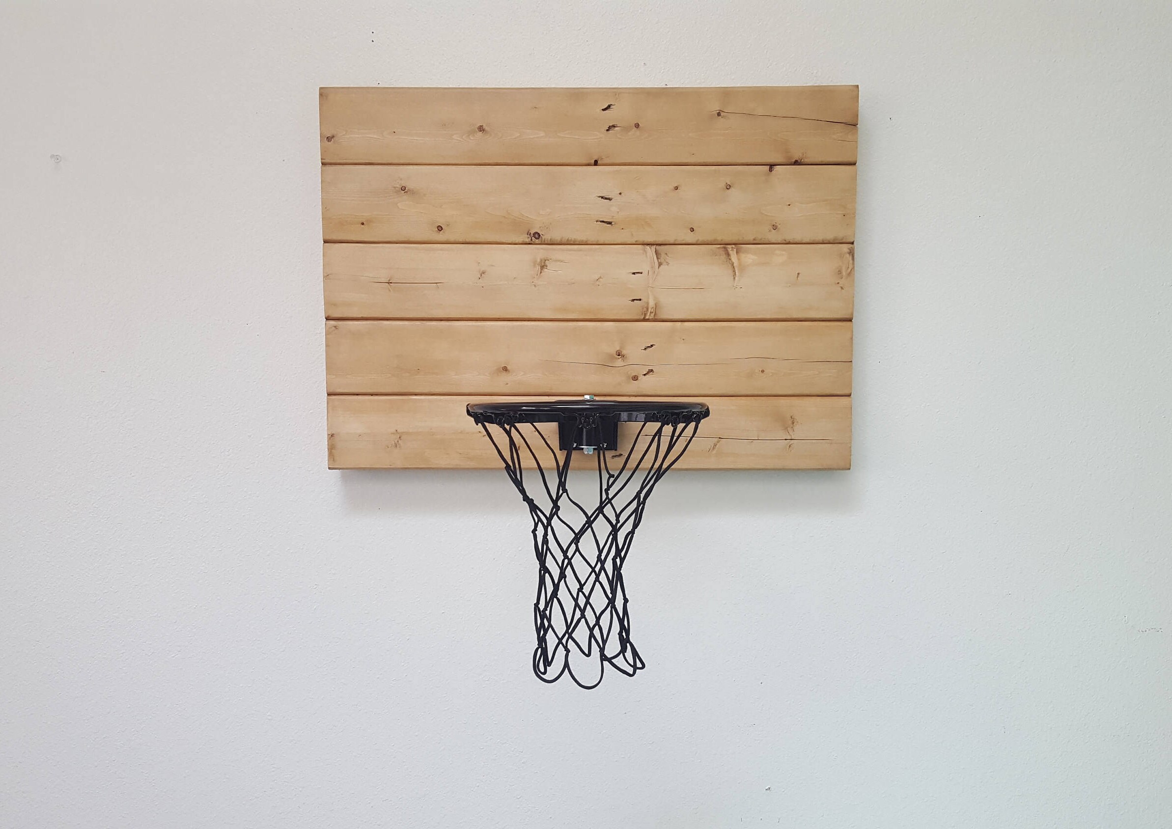 Rustic Wood Basketball Hoop. Reclaimed Wood Basketball