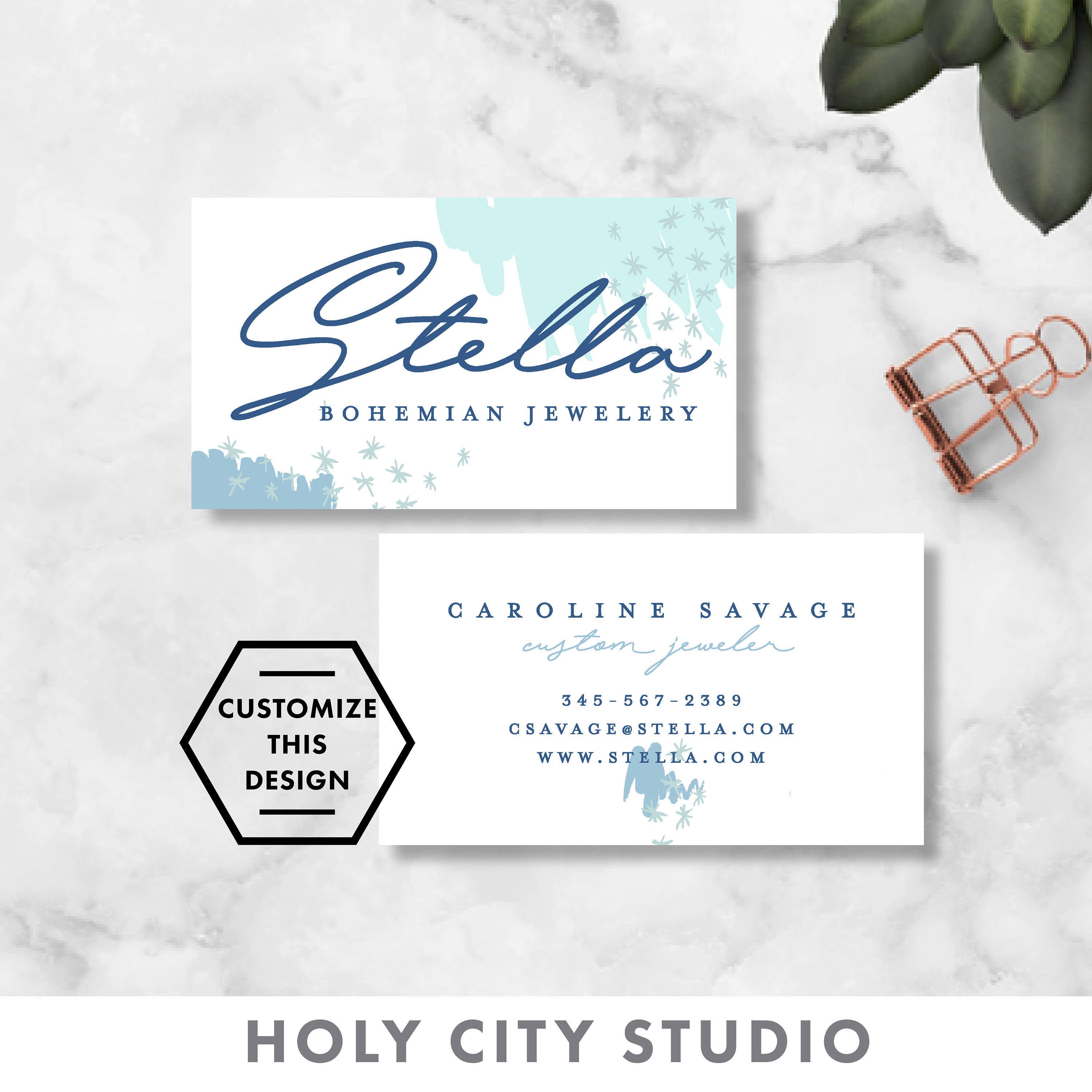 MODERN PAINT Custom Business Card Design / Business Card