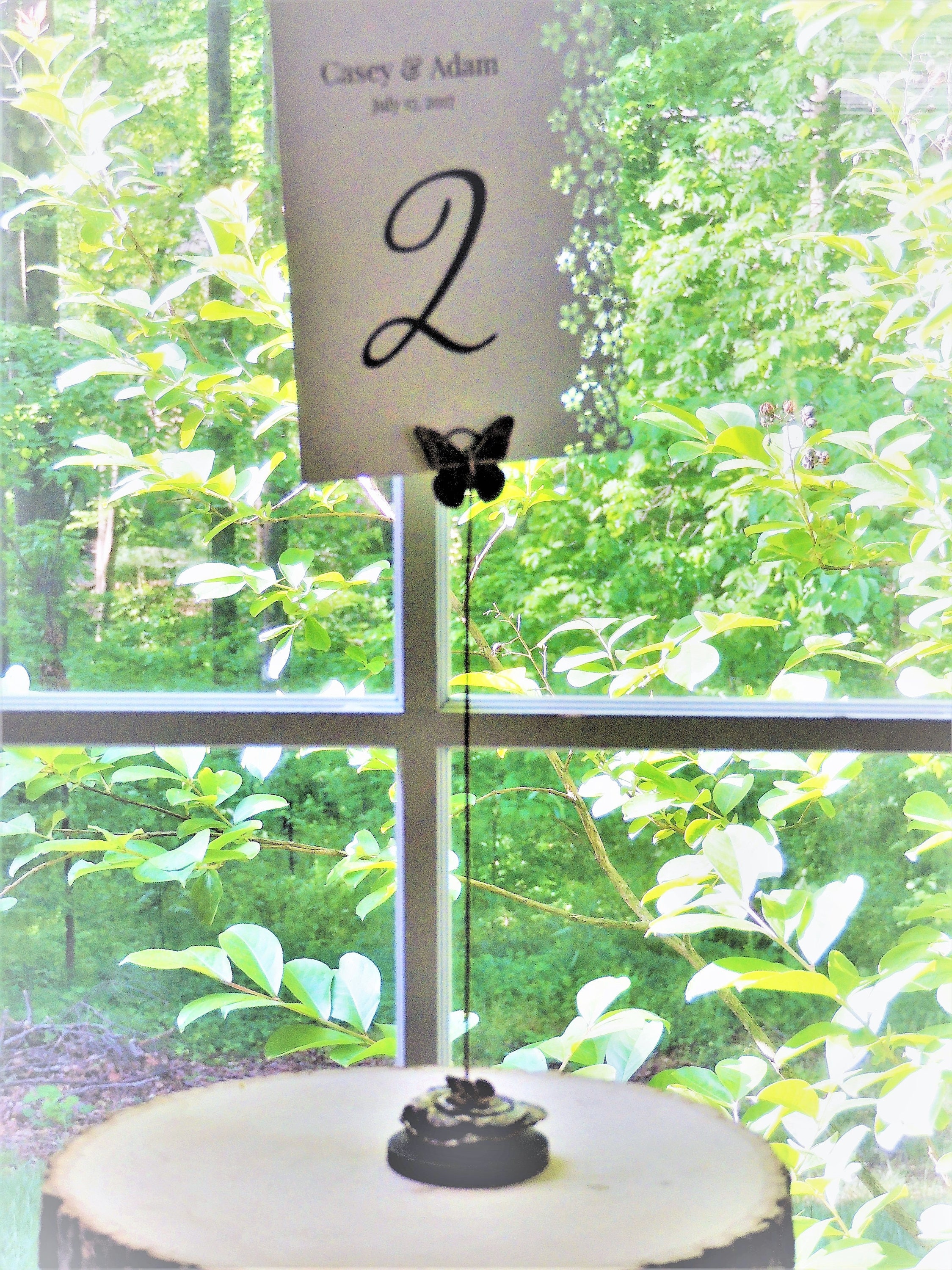 TABLE NUMBER HOLDERS Extra Tall Wedding Card Holder Stand