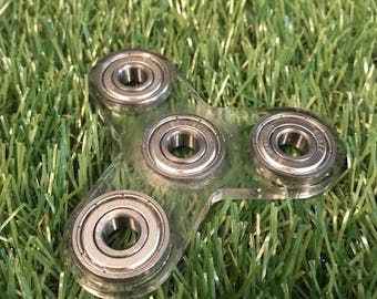 Laser Cut Acrylic Fidget Spinner Toy