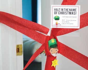 Elf Headquarters Kit, Christmas Elf Kit, Printable Elf Activity Kit for your shelf elf // Elf Instant DOWNLOAD // C-K02 ZZ6