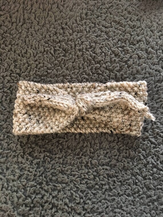 Top knot headband, vintage style knot headband, rockabilly fashion, womens headband, knit headband, womens fashion,