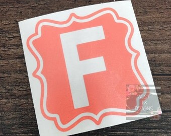Personalized Decal | Initial Decal | Yeti Tumbler Decal | Customized Decal | Macbook Decal | Decal for Yeti | RTIC decal | Corkcicle Decal