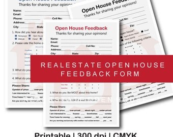 real estate open house feedback form, Real Estate Signs, Real estate open house, Realtor open house sign, Real estate agent, open house sign