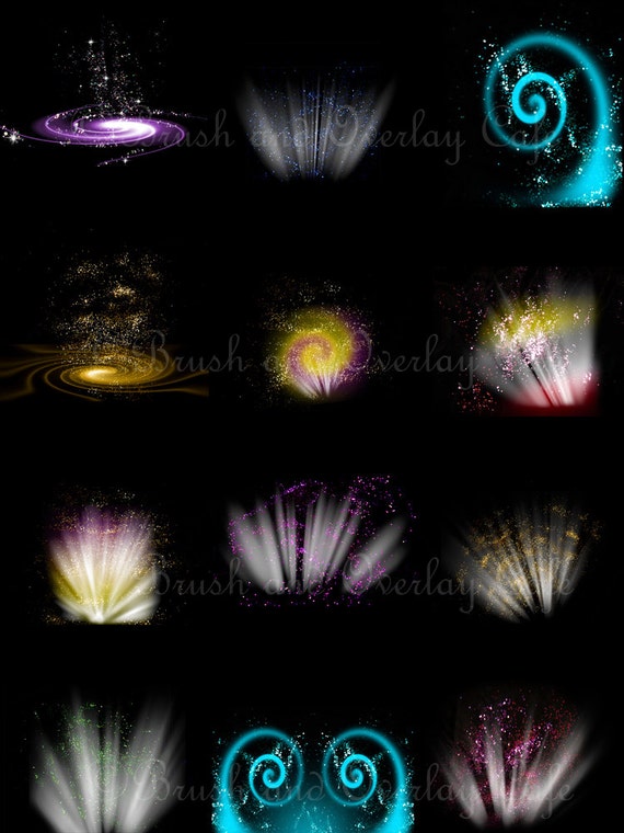 12 Magical Glow/Magic Shine Overlays for Photoshop Photoshop