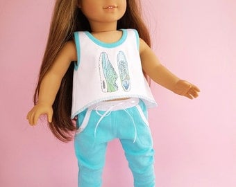 18 inch Doll Clothes - Fits American Girl Doll. 3 pcs. Sport suit.