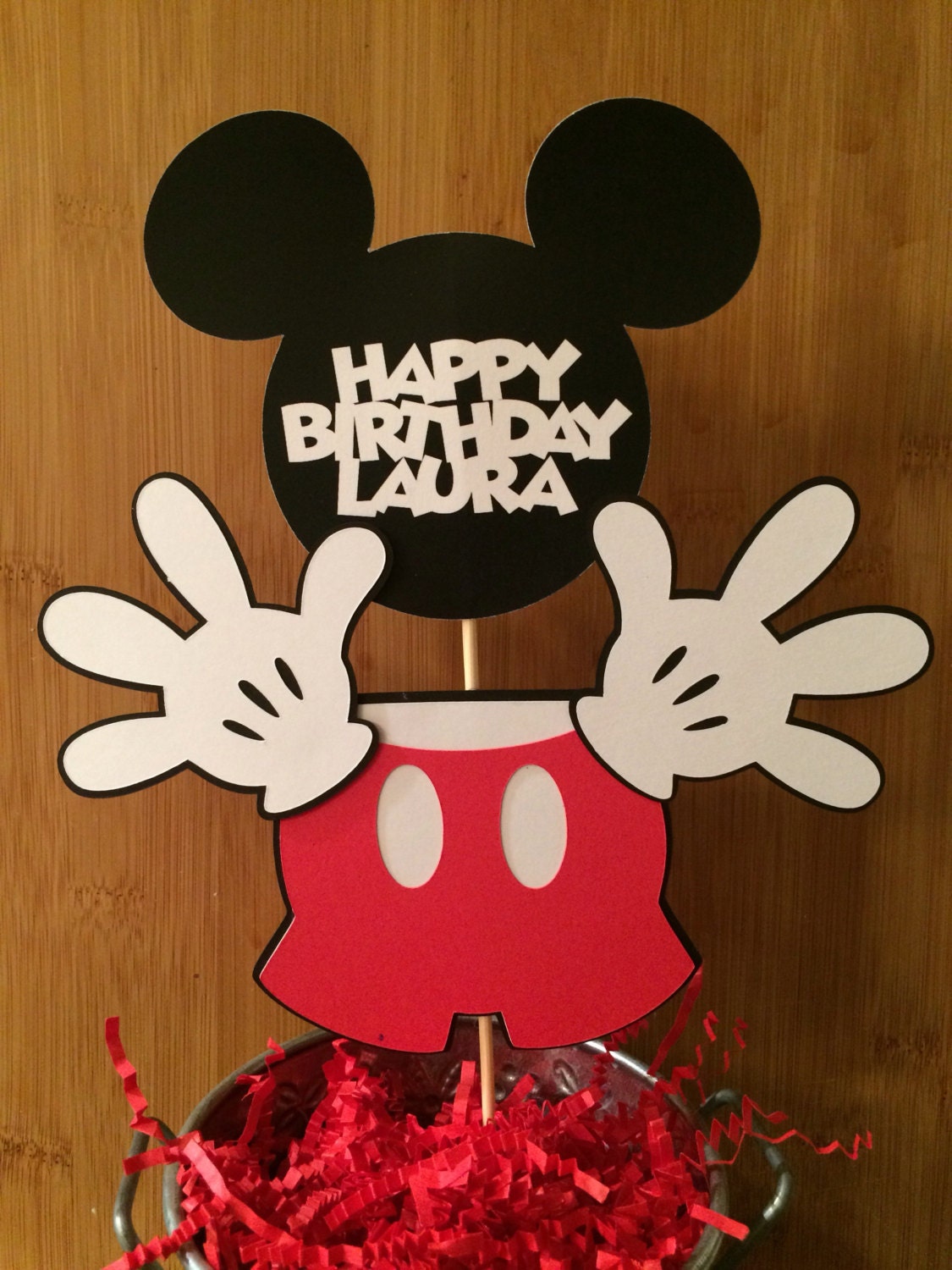 Classic Mickey Mouse Centerpieces Mickey Mouse First Birthday