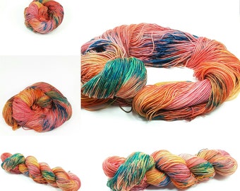 Superwash Sock Merino and Nylon in Yeah Spring! colorway