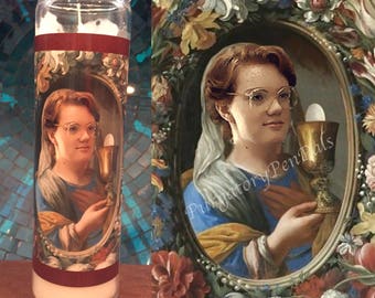 Saint Barb / Stranger Things Prayer Candle