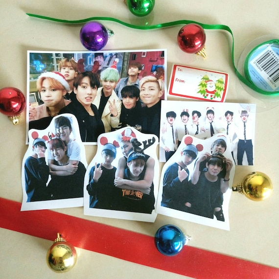 SALE BTS Christmas Gift Set // Bangtan Boys Kpop Fanmade