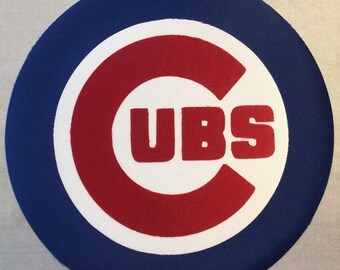 Huge Chicago Cubs Iron On Patch