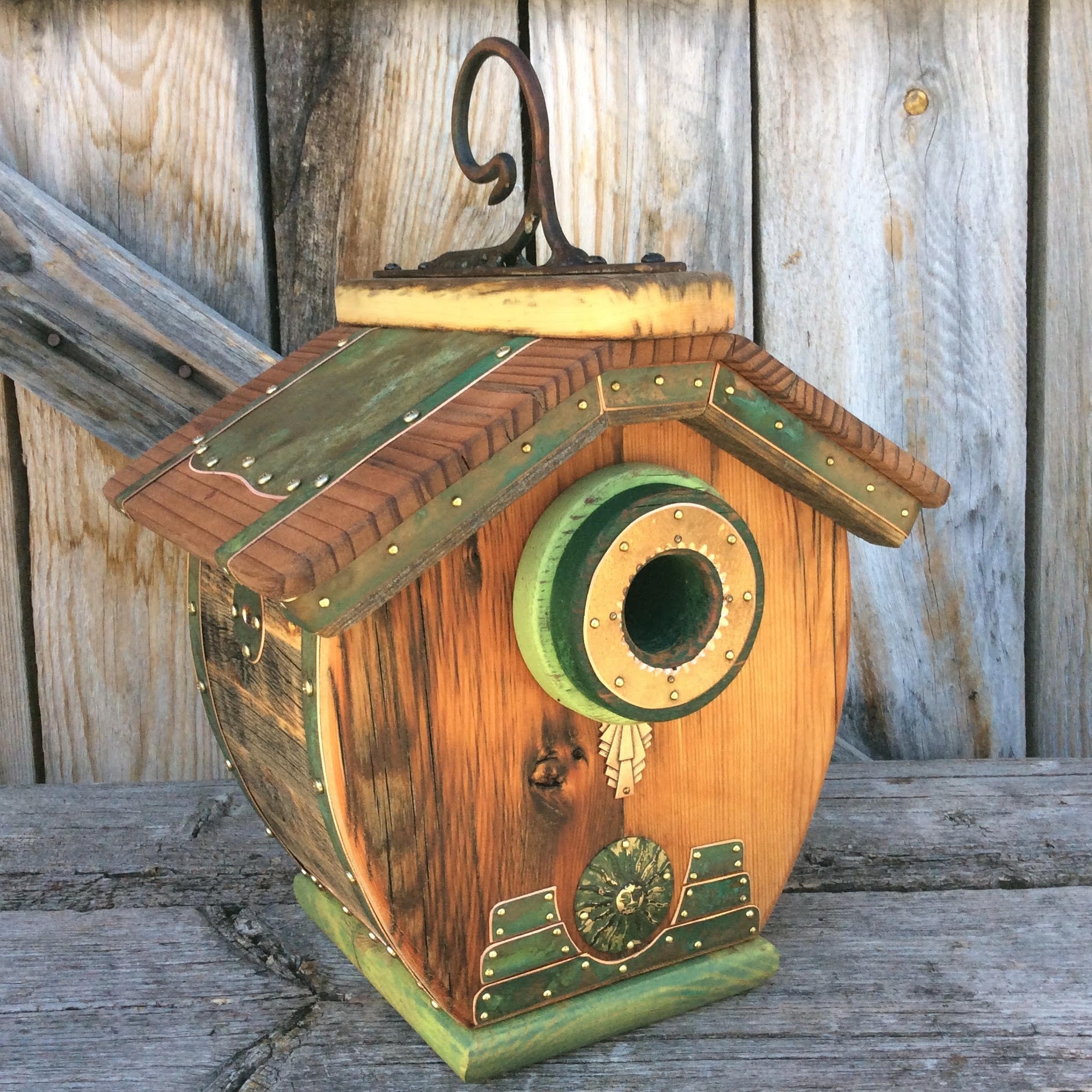 Unique Handmade Barnwood Birdhouses and by CampbellWoodworks