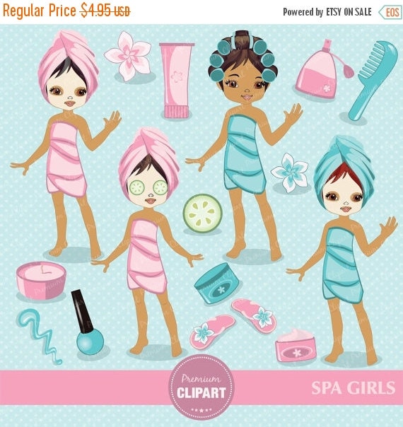 free spa girl clipart - photo #50
