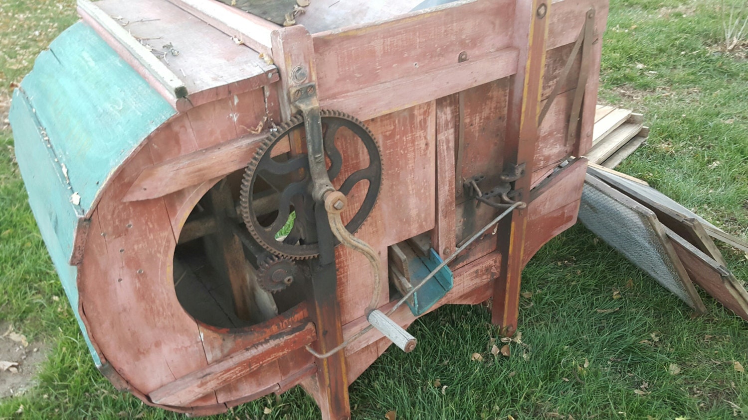 Antique Farm Fanning Mill Milwaukee Excelsior Farm Antiques