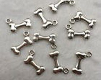 Silver Charms Bones Skeleton x60