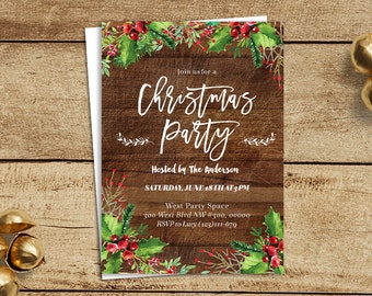 Xmas invitations | Etsy