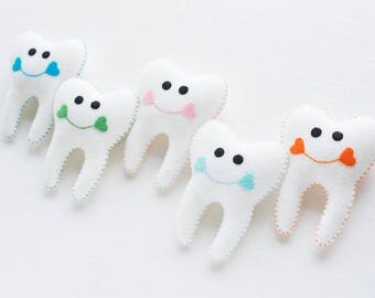 Personalized Tooth Fairy Pillow - Tooth Fairy Pillow - Tooth Pillow - Boys Tooth Fairy Pillow - Girls Tooth Pillow - Baby Tooth Pillow