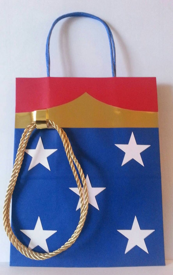 Wonder Woman gift bag by DefyingDesigns on Etsy