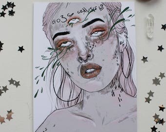 A5 DIGITAL PRINT / Let The Plants Take Over