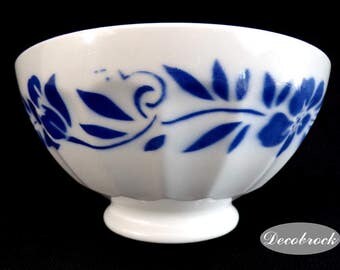 Large bowl Café au lait vintage Digoin Sarreguemines. dishes vintage kitchen vintage ceramic French vintage France vintagefr