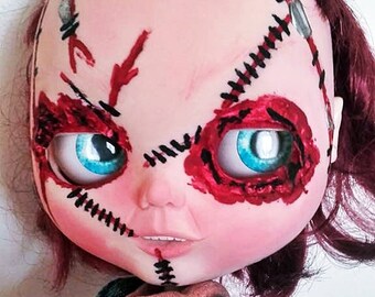 Custom Blythe Dolls For Sale by Ooak Custom blythe tbl doll CHUCKY