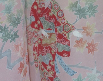 light pink princess in the garden kimono