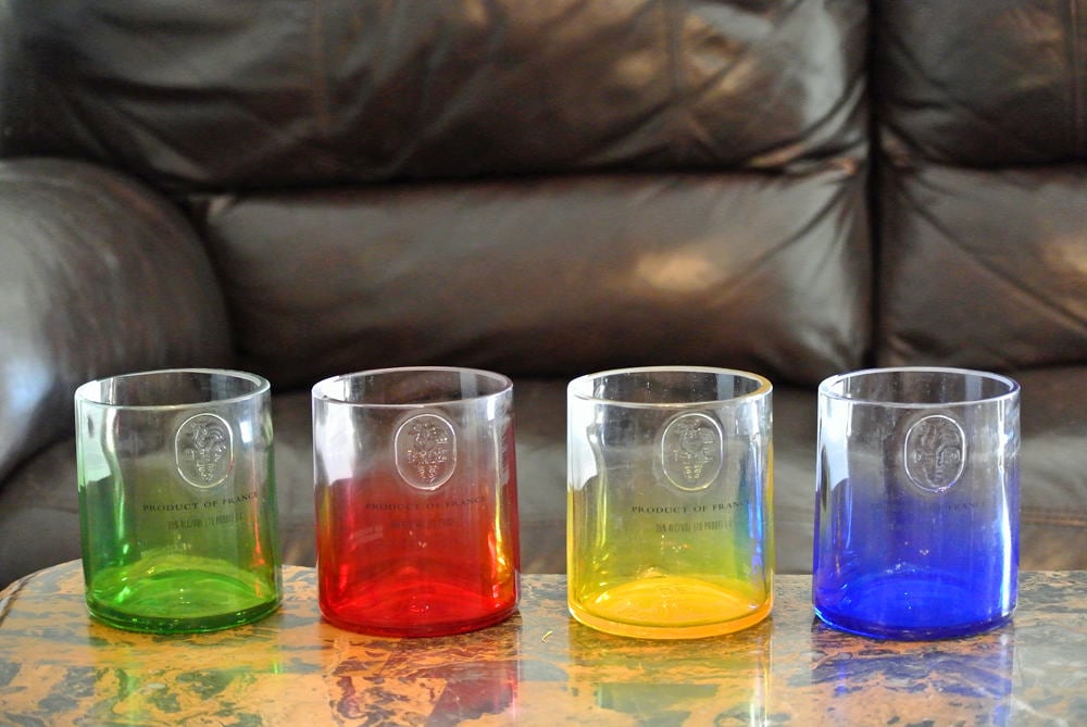 Set Of 4 Ciroc Glasses Tumblers / Vodka Glasses / Glass