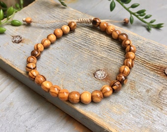 Bethlehem olive wood bracelet
