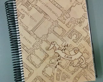 Marauder's Map Personalized Planner Cover / P341