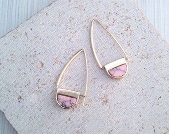 Marble Threader Earrings main image 1