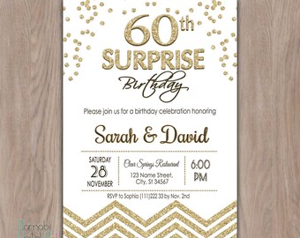 60Th Birthday Invitations Female 6