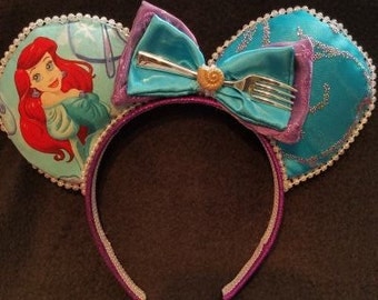 Princess Ariel Ears disney inspired ears
