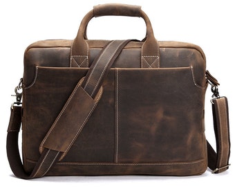 Handmade briefcase | Etsy