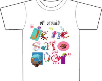 Je ne sais quoi,tee-shirt or tote,chic,style,charisma,well-known French saying,gift for her,birthday