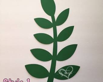 Paper flower vines / Paper flower leaves / Paper Leaves