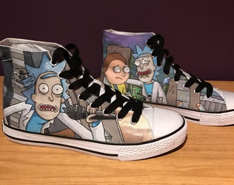 Rick And Morty Sneakers / Character Sneakers / Comic Book